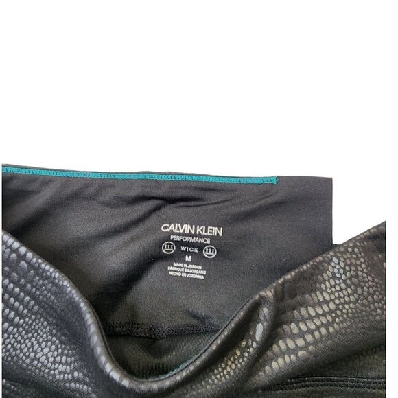 Calvin Klein Performance Jumbo-Logo High Waist‎ Leggings Size Medium - Picture 6 of 9